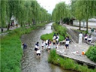 中学白川クリーン運動