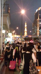 修学旅行の風景