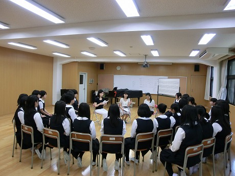 音楽科 特別授業 華頂女子高等学校 音楽科 特別授業 華頂女子高等学校